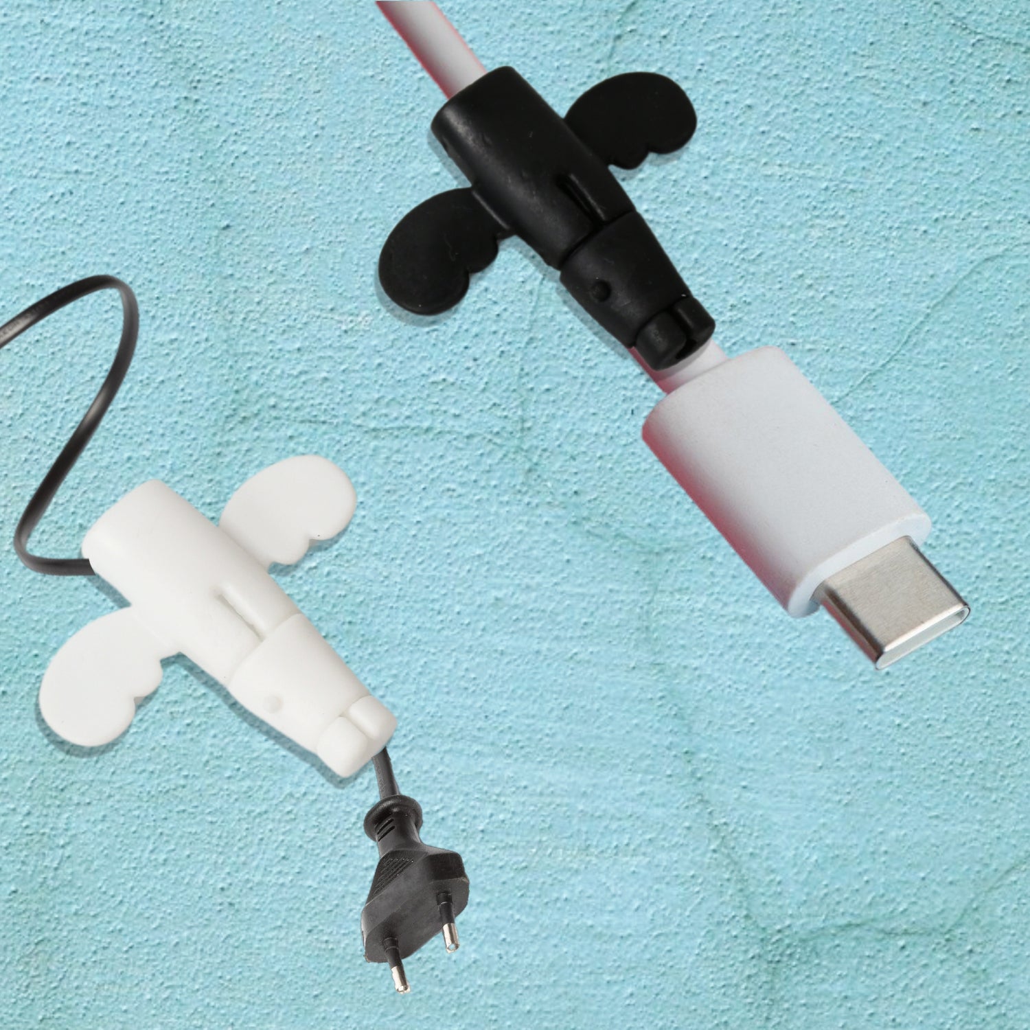 Silicone Data Cable Protector – Angel 2-in-1 Cord Saver & Storage Tool Silicone Data Cable Protector – Angel 2-in-1 Cord Saver & Storage Tool